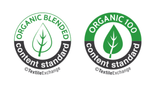 Organic Content Standard badges.