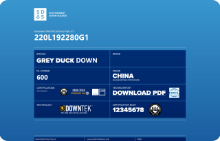 An example of the Downtracker website for Grey Duck Down.